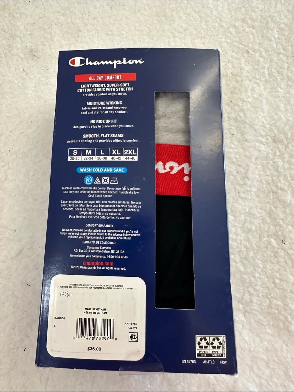 Men’s Champion All Day Comfort Boxer Briefs